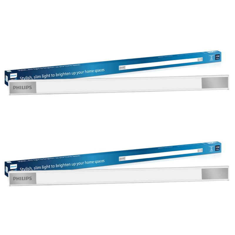 Philips Space Glow 2ft LED Linear Cabinet Tubelight Light (Pack of 2)