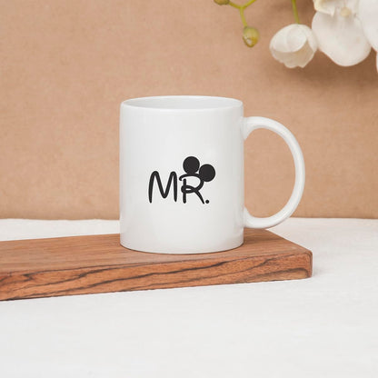 Clay Craft Fine Ceramic Start Your Morning Printed Milk/Coffee Mug 1 Piece 360 ml