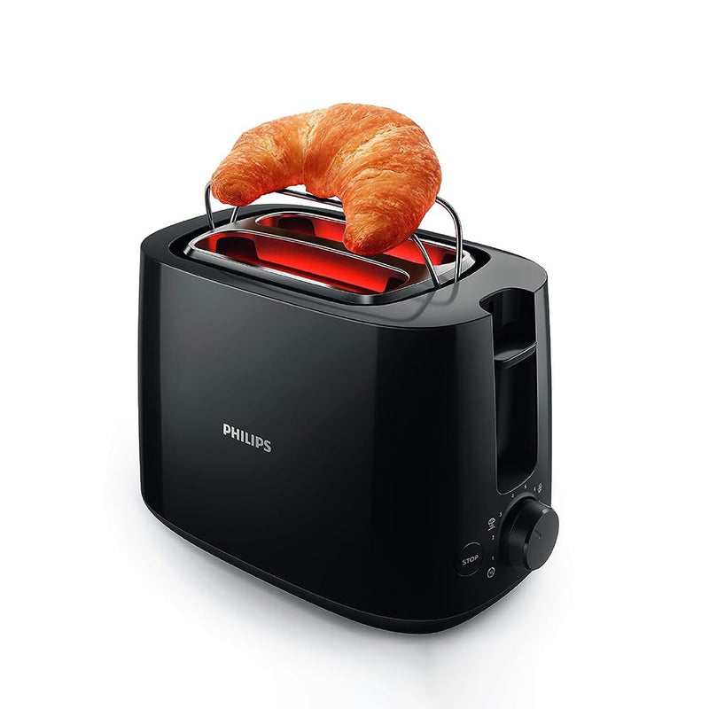Philips Daily Collection HD2583/90 Toaster, Black