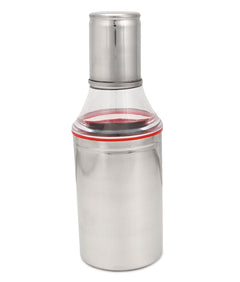 Dynore Stainlees Steel Oil Dispenser Bottle/Pourer/Oil Dropper -250 ml