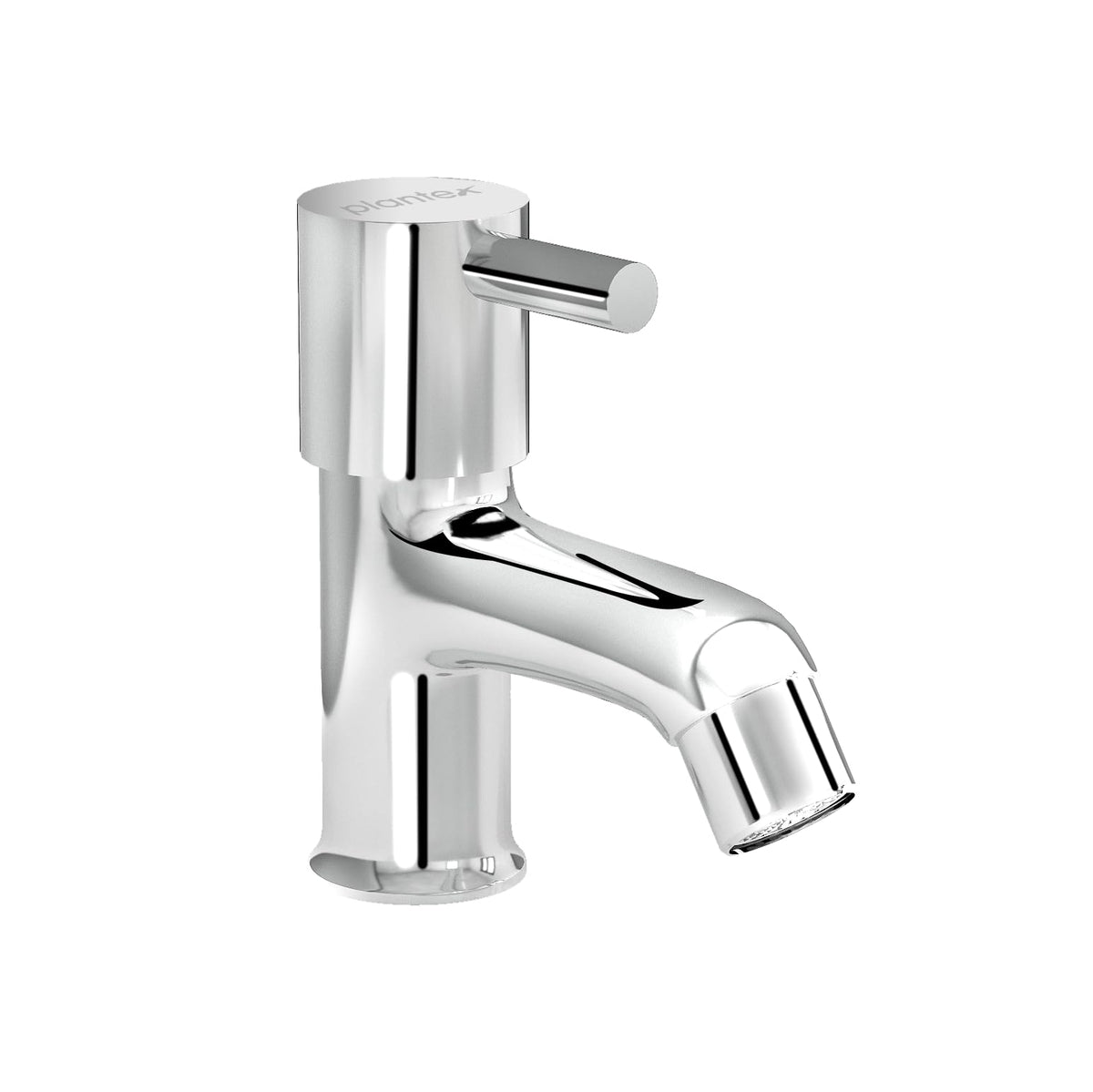 Plantex Brass Spindle Pillar Tap for Wash Basin with Water Saving Aerator/Tabletop Wash Basin tap/Bathroom Tap-(MKS-1273-Chrome)-1