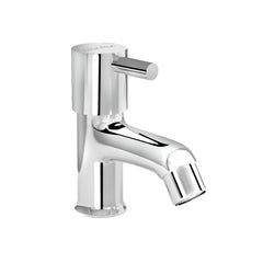 Plantex Brass Spindle Pillar Tap for Wash Basin with Water Saving Aerator/Tabletop Wash Basin tap/Bathroom Tap-(MKS-1273-Chrome)-1
