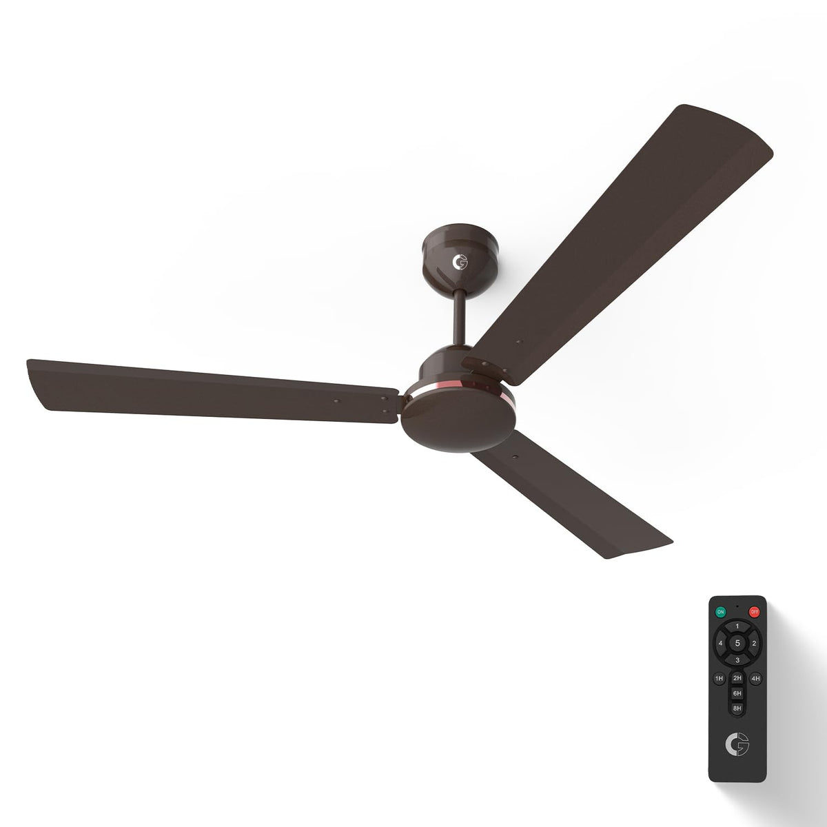 CG Elite Air Prime BLDC 1200 mm Ceiling Fan | 5 Star (Smoke Brown)