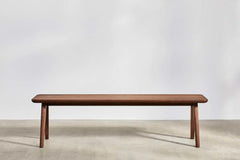 Solid Sheesham Wood Bench for Living Room, Dining, Entryway | Handcrafted Wooden Seating Bench (Natural Finish)