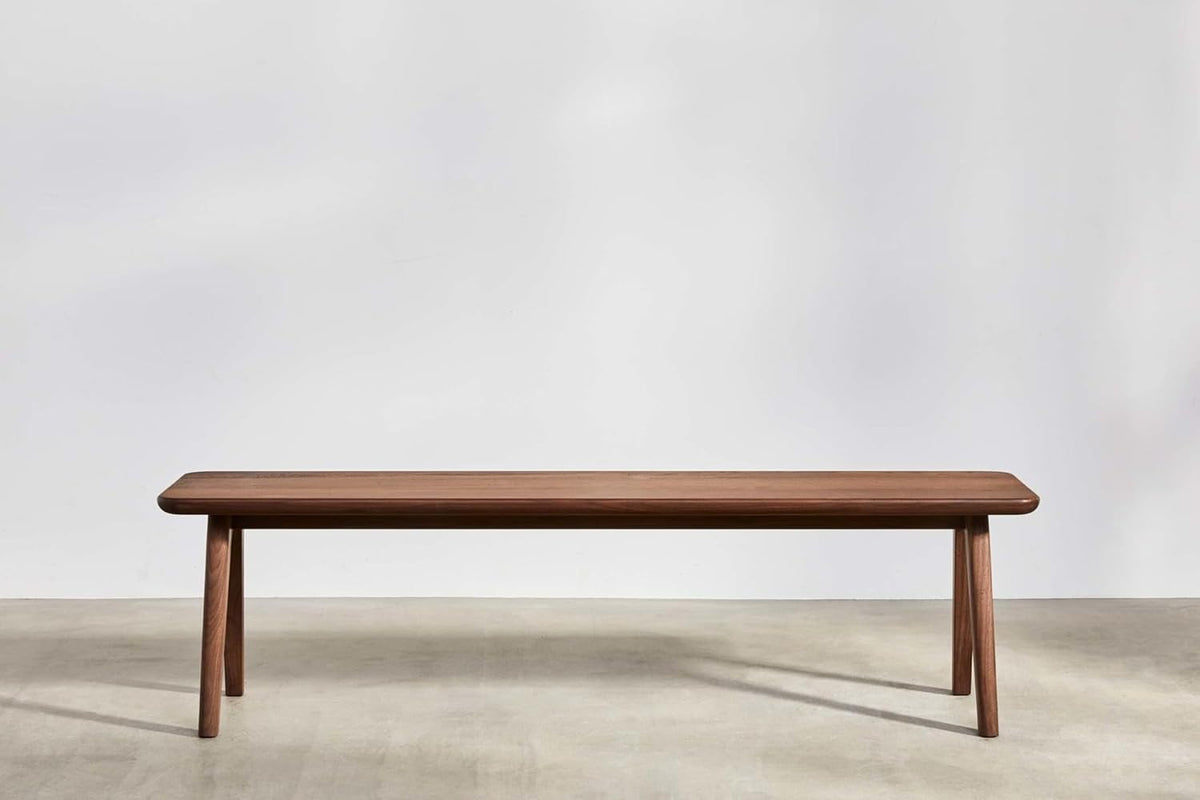 Solid Sheesham Wood Bench for Living Room, Dining, Entryway | Handcrafted Wooden Seating Bench (Natural Finish)