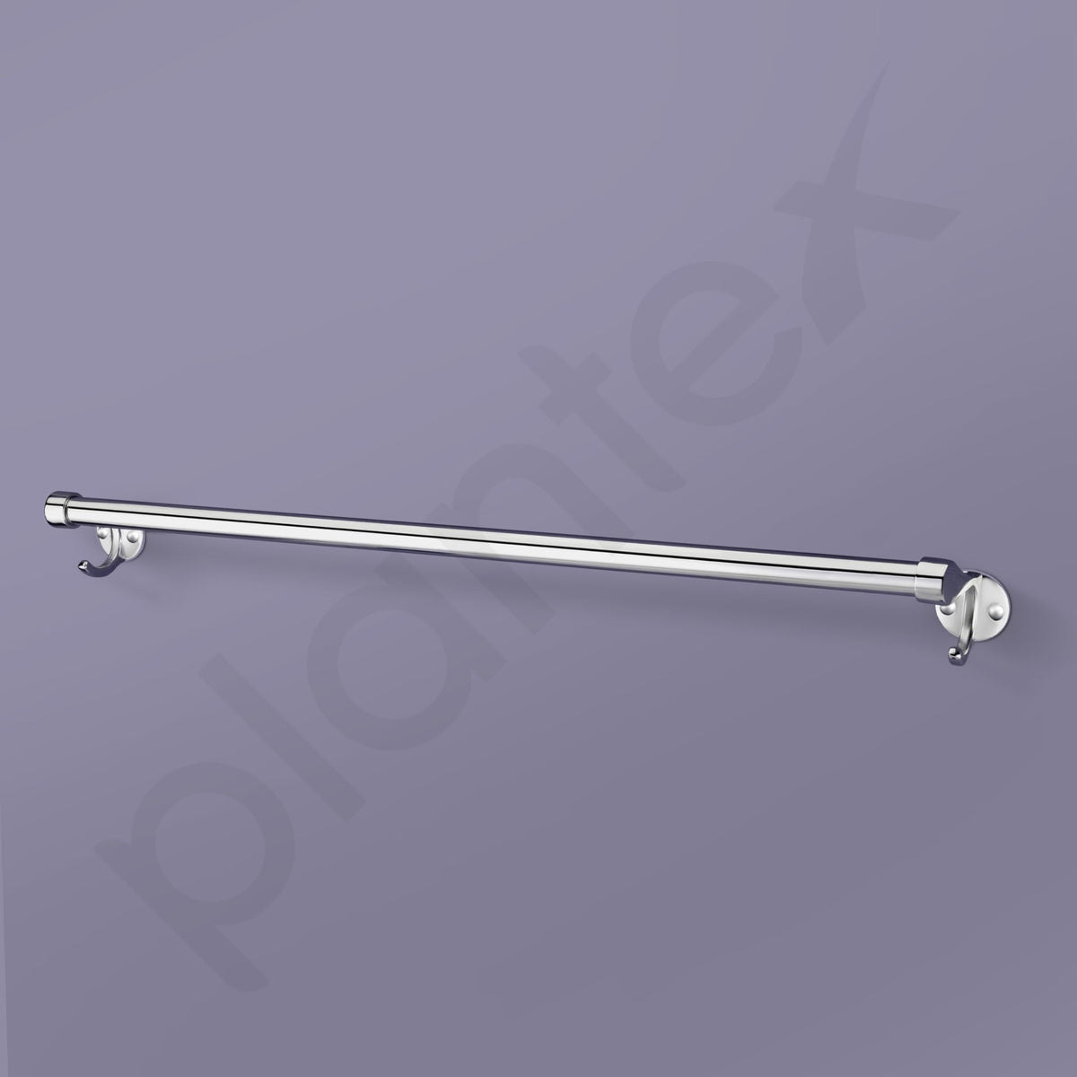 Plantex Stainless Steel Towel Rod for Bathroom 24 Inch/Single Rod Bathroom Towel Holder/Towel Hanger for Wash Basin/Bathroom Accessories (24 Inch-Chrome)-4