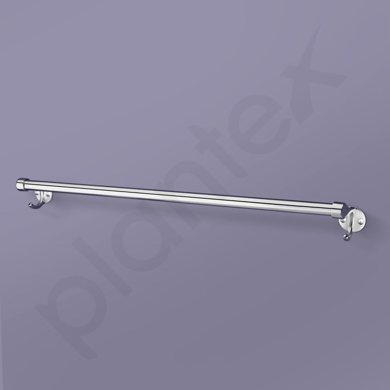 Plantex Stainless Steel Towel Rod for Bathroom 24 Inch/Single Rod Bathroom Towel Holder/Towel Hanger for Wash Basin/Bathroom Accessories (24 Inch-Chrome)-4