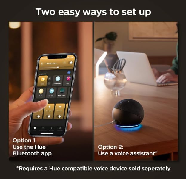 Philips Hue Smart 10.5W Garnea White Ambience Downlight 150mm Compatible with Amazon Alexa, Apple HomeKit (Pack of 8)