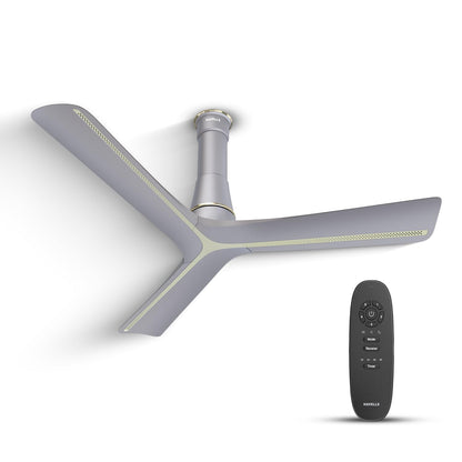 Havells Inveno LX 1200 mm BLDC Ceiling Fan|ABS Aerodyanamic Blades|Telescopic Canopy|Timer, Breeze,Sleep,MOP Modes|Reverse Feature|100% Copper Wire Motor|Free Installation|2 Year Warranty(Matt Slate)