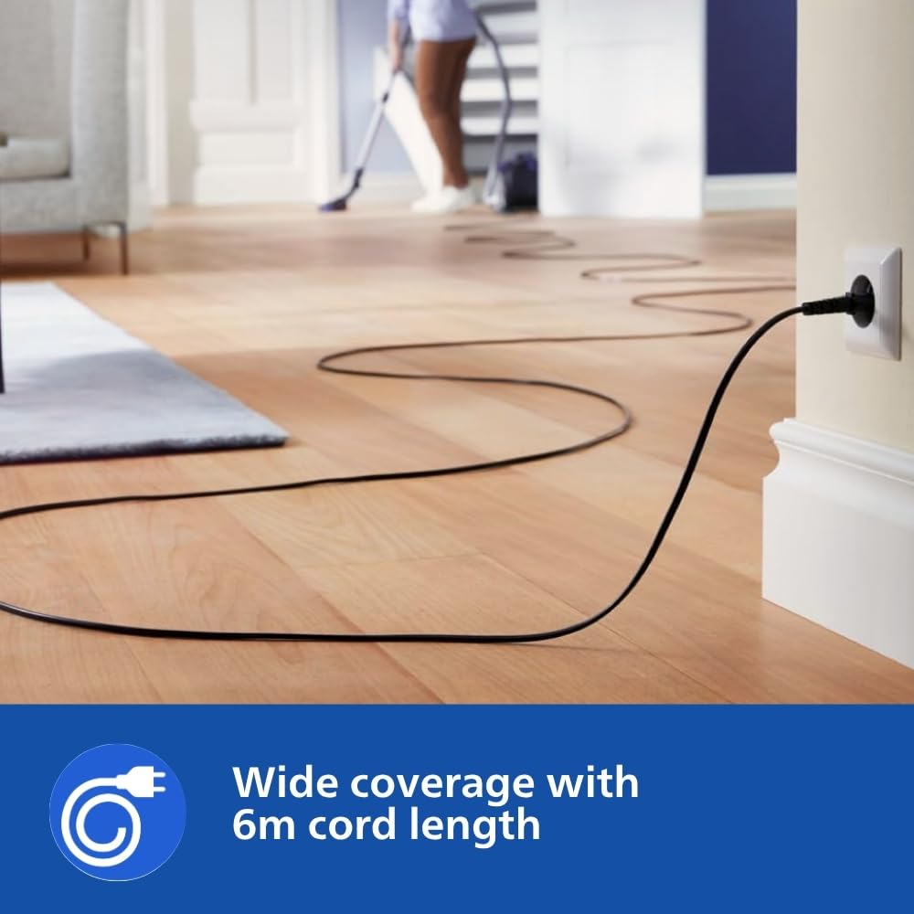 Philips PowerPro FC9352/01-Compact Bagless Vacuum Cleaner for Home |1900Watts for Powerful Suction |Compact and Lightweight| PowerCyclone 5 Technology and MultiClean Nozzle |2 Years Warranty