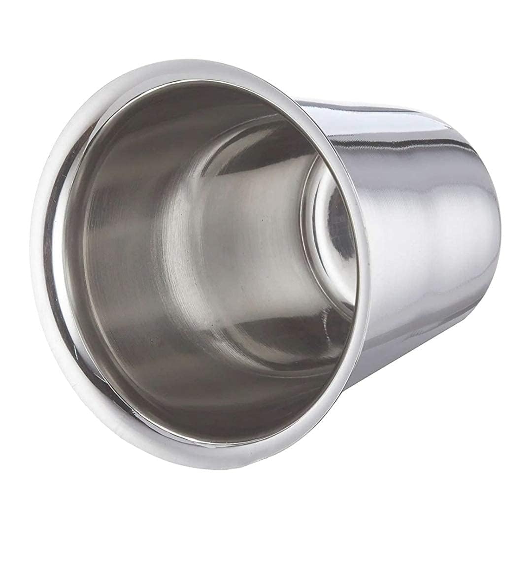 Dynore Stainless Steel Indian Traditional Tea/Coffee Glasses | Steel Glass for Kids | Coffee Glass | Stainless Steel Cup Set of 6, 170 ml