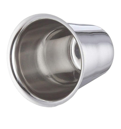 Dynore Stainless Steel Indian Traditional Tea/Coffee Glasses | Steel Glass for Kids | Coffee Glass | Stainless Steel Cup Set of 6, 170 ml