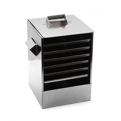 KCL Stainless Steel - Trivia Idly Cooker | Restaurant Type Square Shape Idli Steamer For Home | 6 Plates Idli Steamer Set | Gas Stove & Induction Compactible | Makes Soft & Fluffy Idli