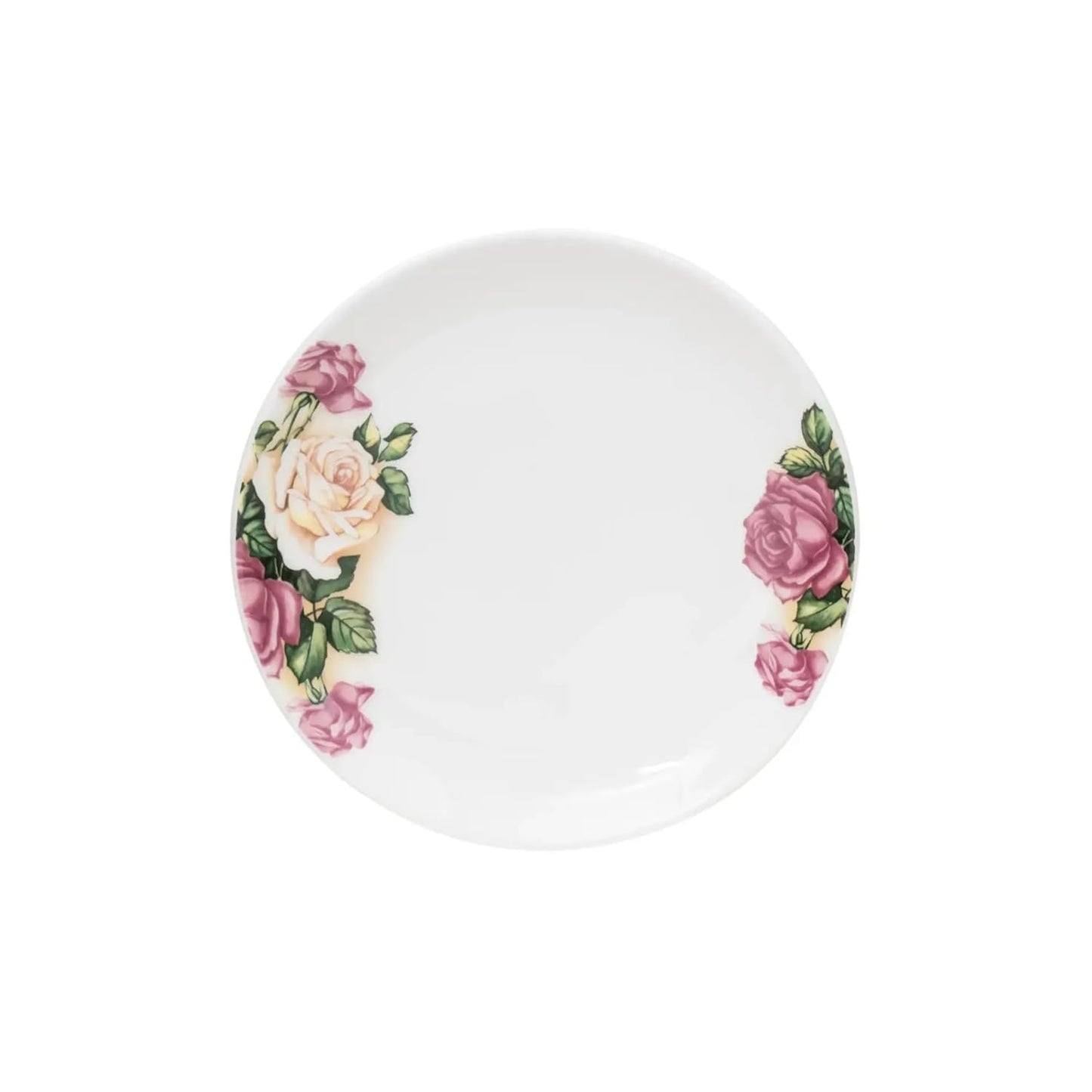 Clay Craft Printed Fine Ceramic Eco Dinner Set, Enchanting Gold, for Family of 4, Dinner Set Ceramic, Crockery Set, Dining Set for Dinner, Crockery Set for Gift, Kitchen Set (ECO5, 12 Pieces)