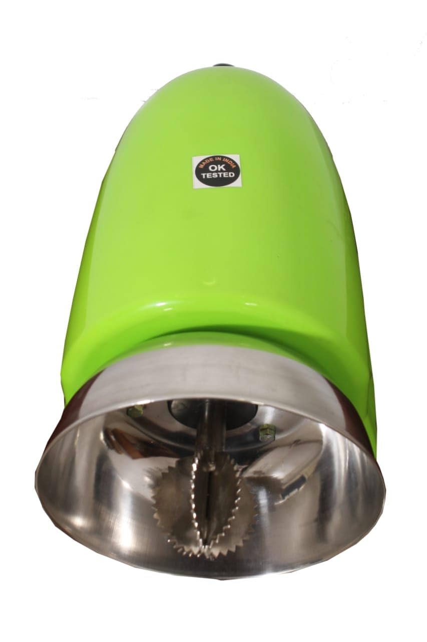 Sree Kitchen Equipments BEEMAX Domestic and Commercial Electric Coco Fast Grater Green Colour| 100 Watts, 750 RPM, 240V | Stainless Steel Blade | 2 Year Warranty | Perfect for Every House