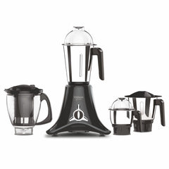Vidiem Mixer Grinder 618 A VSTAR 1000 watt (Black) with 3 Leakproof Jars & 1 Juicer Mixer Grinder | self-lock for wet & 