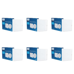 Philips 18 Watt Square Slim Surface Ceiling Light (Pack of 6)