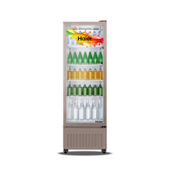 Haier HVC 405 GT5, 5 Star, Touch LED Visi Cooler Glass Door, Adjustable Shelves, Single Door Commercial Refrigerator (360 L, White)