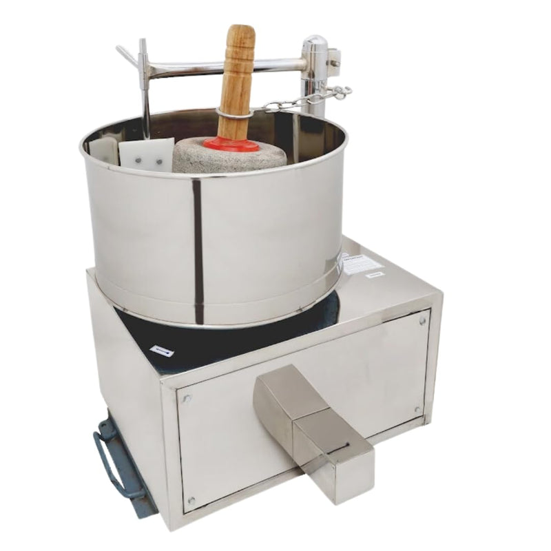KRN Stainless Steel Commercial Ordinary Wet Grinding Stone Set 7 Litre
