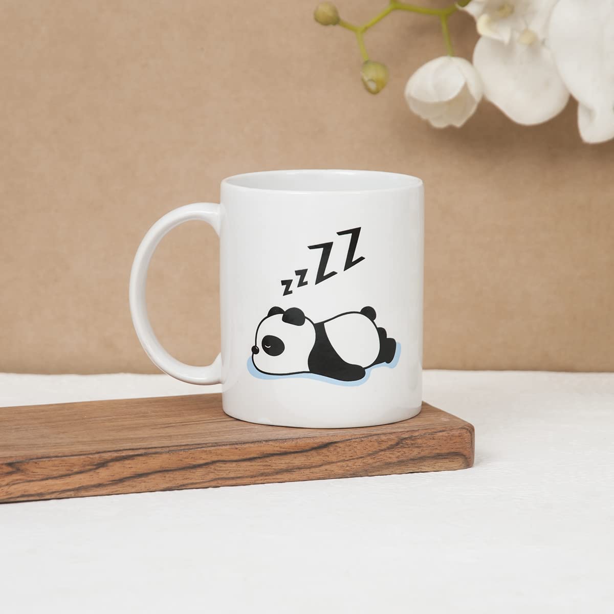 Clay Craft Ceramic Cc Mm1 Swiss Rez1 Microwave Safe Coffee Mug with Good Morning Quote, 300 ML