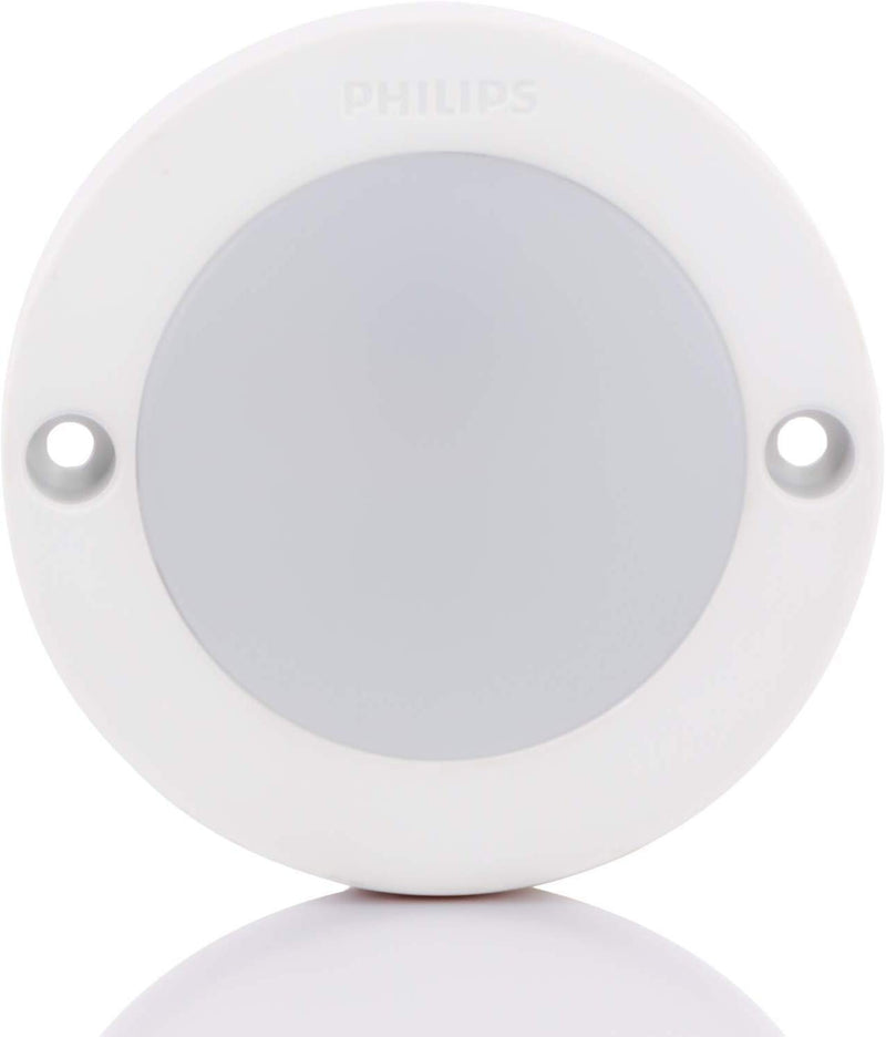 Philips 3W StarSurface Striker Cabinet Natural White Flush Mount Ceiling Lamp (Pack of 2)