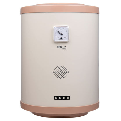 Usha Misty 6 Ltr 2000-Watt 5 Star Storage Water Heater (Grey Magnolia) With Pipes & Free Installation