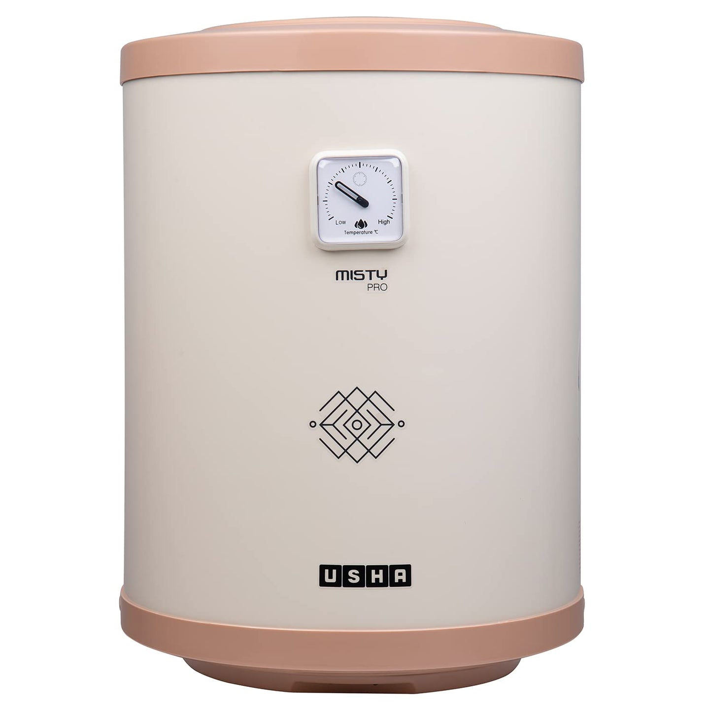 Usha Misty 6 Ltr 2000-Watt 5 Star Storage Water Heater (Grey Magnolia) With Pipes & Free Installation