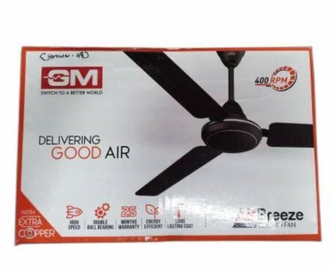 GM Air Breeze 400 Ceiling Fan 1200mm-2