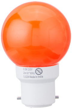 Philips Deco Mini Base B22 0.5-Watt LED Bulb (Pack of 4, Red)