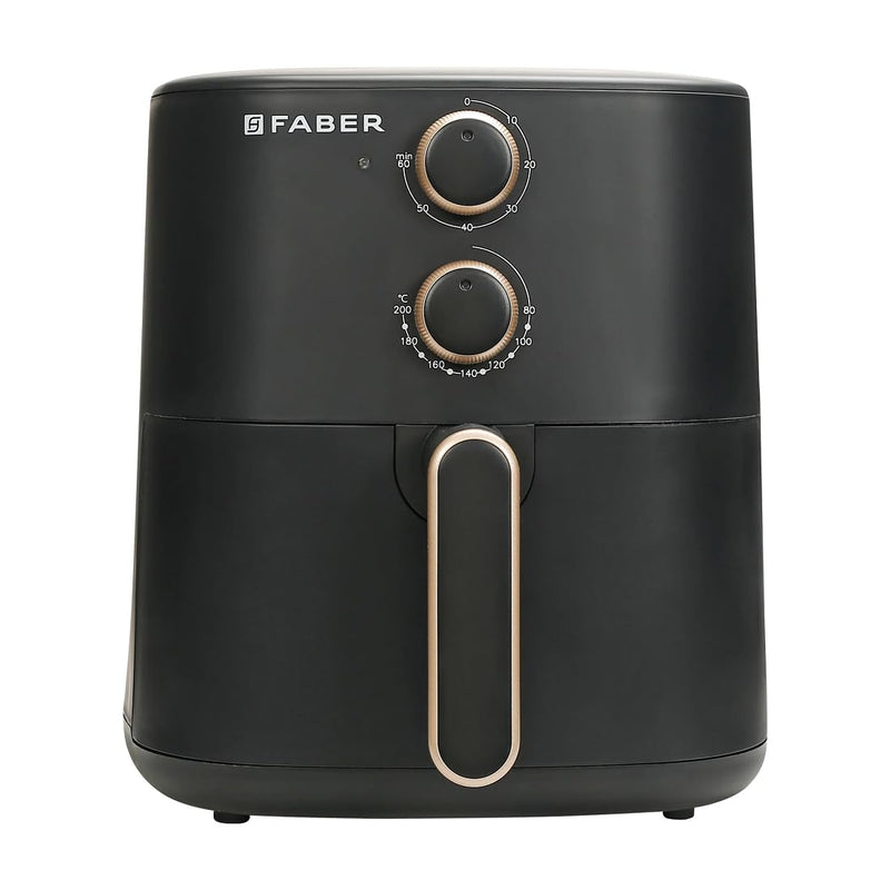 Faber 6 liter 1500W Air Fryer|Fry, Bake, Roast, Toast, Defrost, Grill & Reheat|360° Rapid Air Cooking, 85% Less Oil|Temp