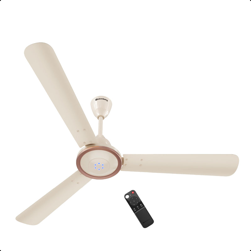 atomberg Erica Nuvo Regulator 1200mm BLDC Ceiling Fan | Newly Launched | Advance Air+ Technology | Award Winning Designer Fan | BEE 5 star | Low noise operation | 3 Years Warranty (Seasand Ivory)