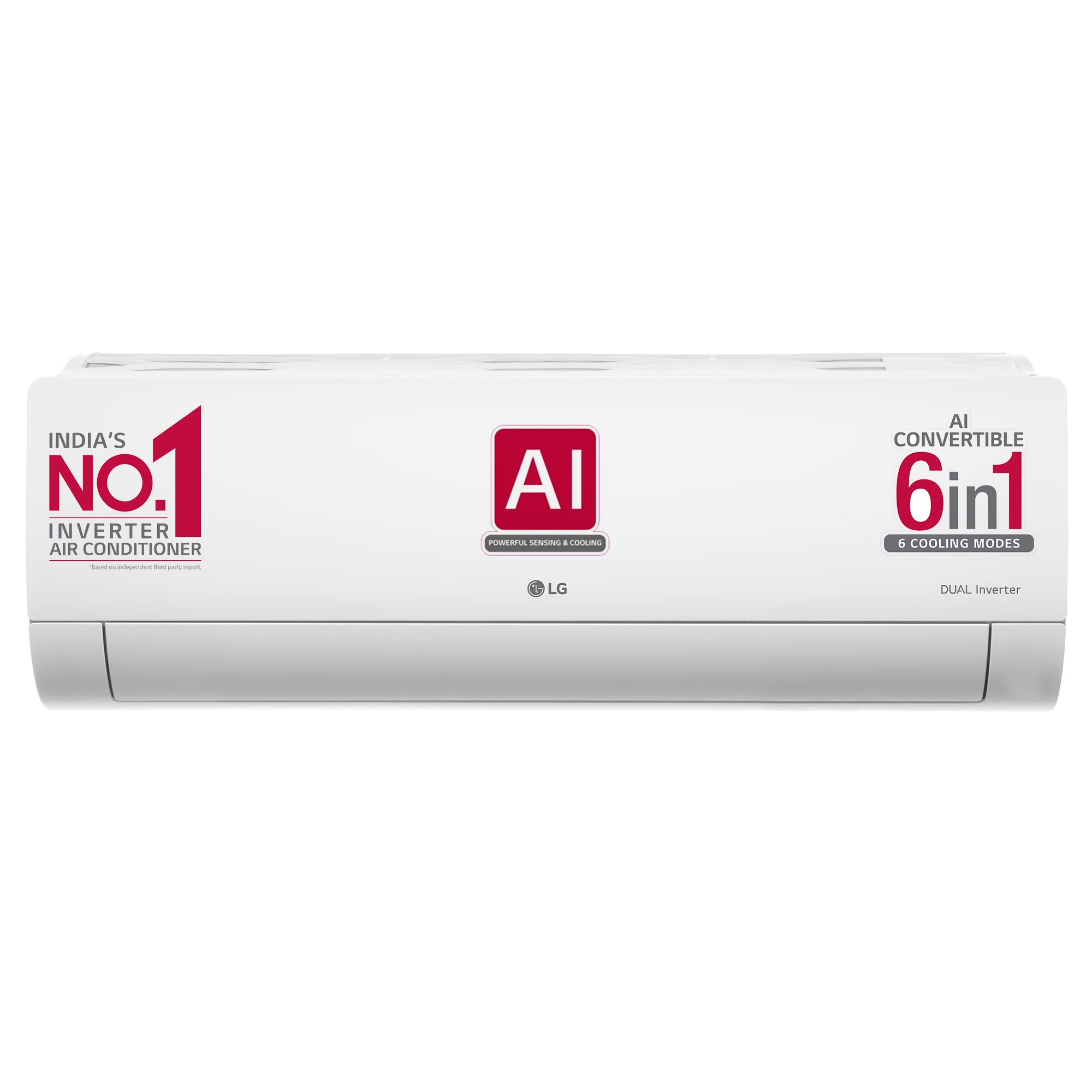 LG 1 Ton 5 Star AI Dual Inverter Split Ac (Copper, Super Convertible 6-In-1 Cooling, 4 Way Swing, HD Filter with Anti-Virus Protection, Faster Cooling & Energy Saving, TS-Q14YNZE, White)
