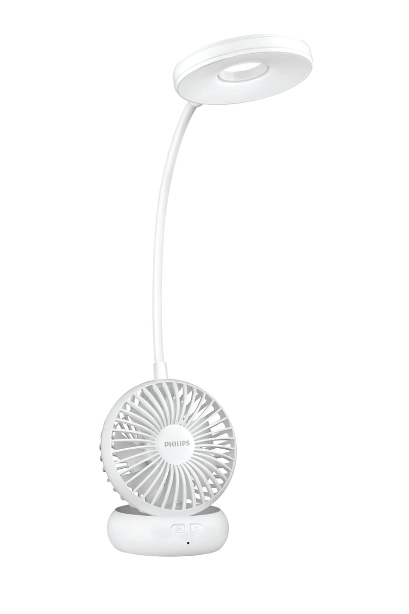 Philips Anemo Rechargeable LED Table Lamp with Fan
