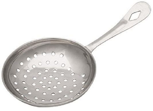 Dynore Stainless Steel Julep Strainer, 8X1X16 Cm, Silver