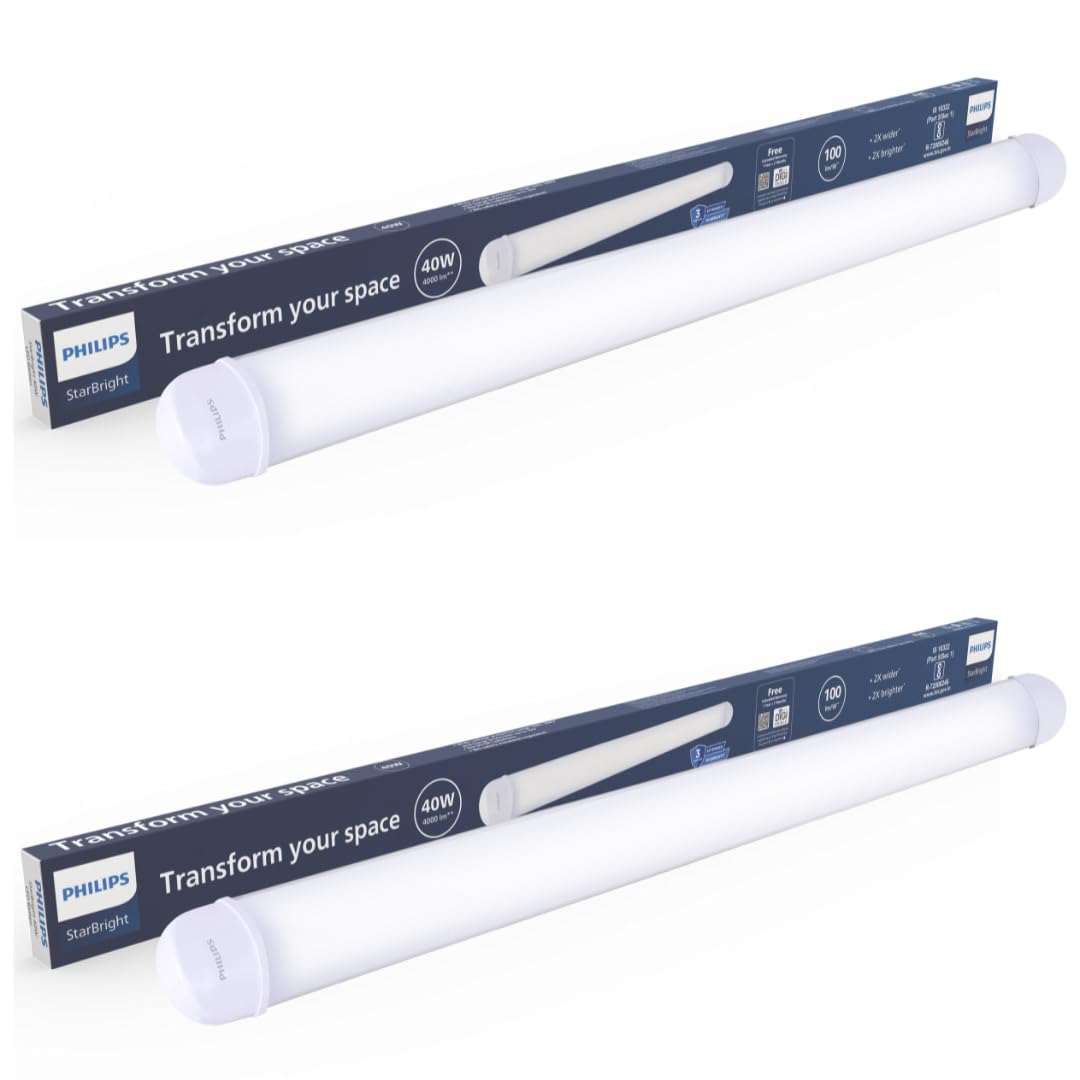 Philips 40-watt LED Batten/Tubelight (Pack of 2)