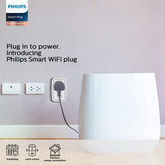 Philips 6-16A Smart WiFi Plug (Pack of 2) (White, B0C342HBB9)