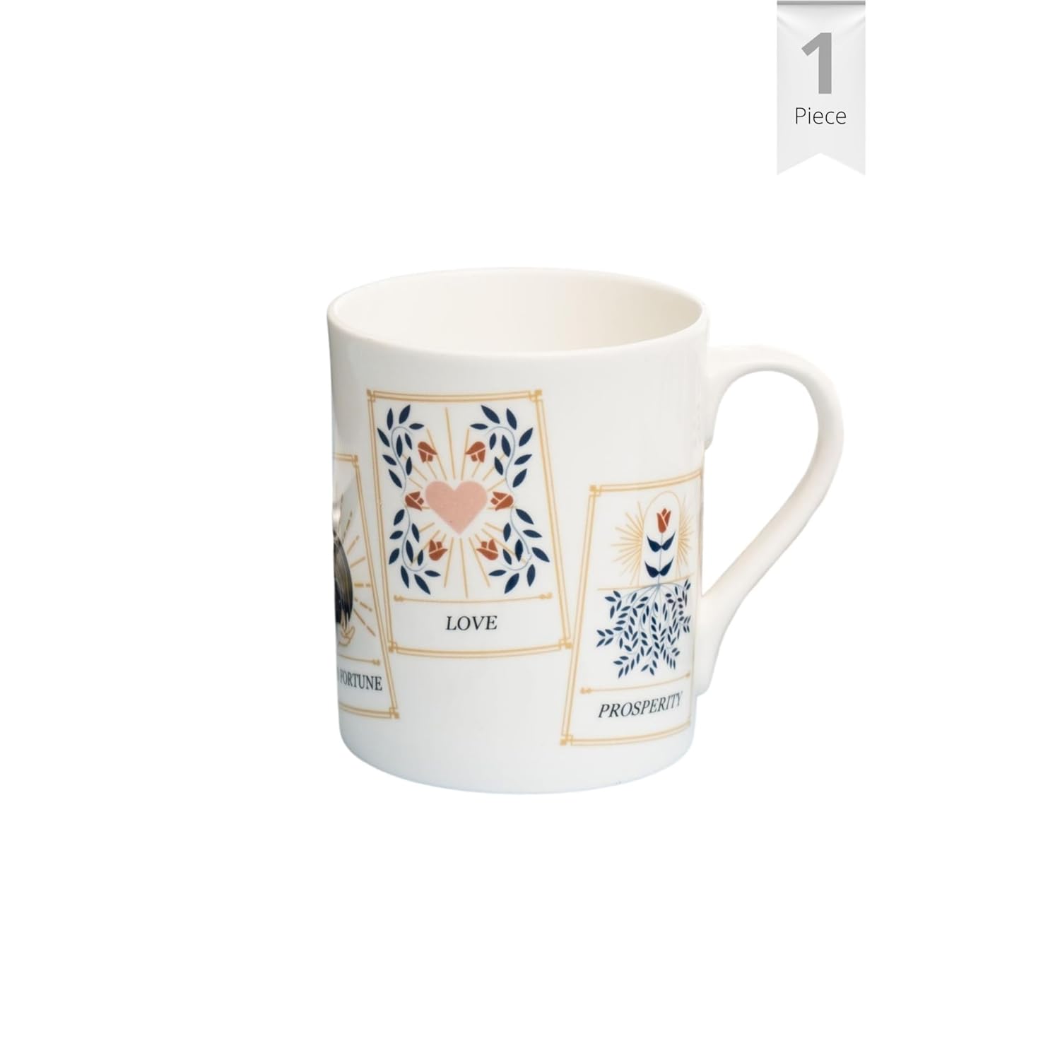 Clay Craft Fine Ceramic Swing Milk Mug, Pack of 1, 350Ml, Perfect for Afternoon Tea, Gifts, and Home Decor, Elegant Ceramic Mugs, Modern Milk Mugs, Coffee Mugs, Milk and Coffee Mug