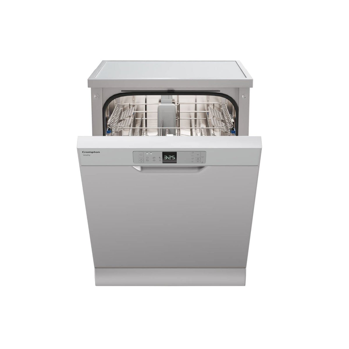 Crompton 12 Place Setting Freestanding Dishwasher with 6 Wash Programs and Super Active Drying System (FS-DWVOA12PS-DS)-4