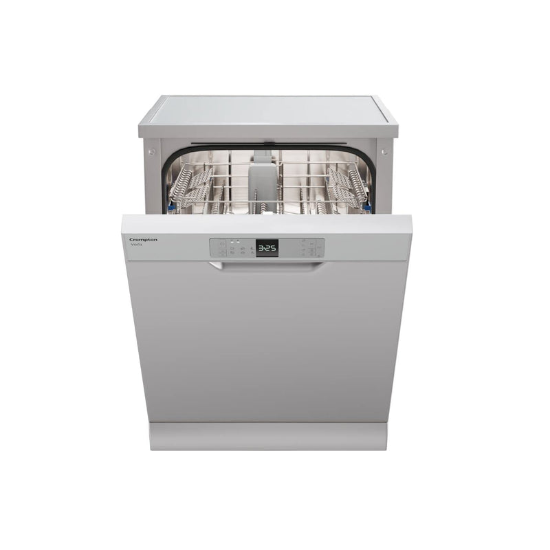 Crompton 12 Place Setting Freestanding Dishwasher with 6 Wash Programs and Super Active Drying System (FS-DWVOA12PS-DS)-4