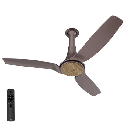 NNEX Dryft A90 1200 mm | BEE star Rated Premium Ceiling Fan | 20% Higher Air Thrust* | Airfluence™ ABS Blades For Low Noise | Adjustable Downrod | 2-Yr Warranty | Free Installation | Slate Gold