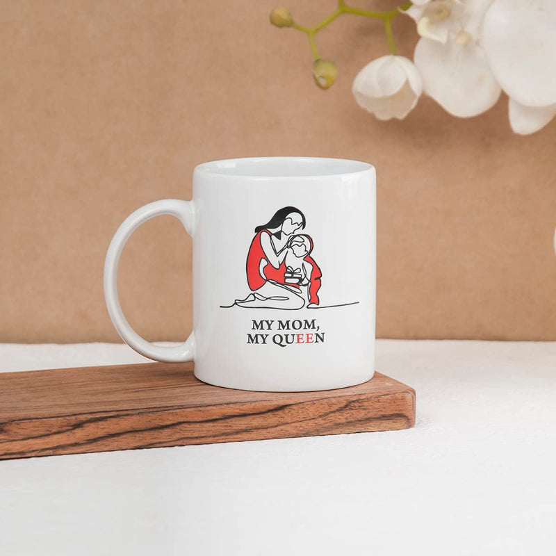Clay Craft Ceramic Cc Mm1 Swiss Rez1 Microwave Safe Coffee Mug with Good Morning Quote, 300 ML