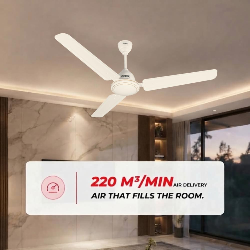 USHA TechnoAir R BLDC 1200 mm Ceiling Fan with RF Remote | 5 Star-4