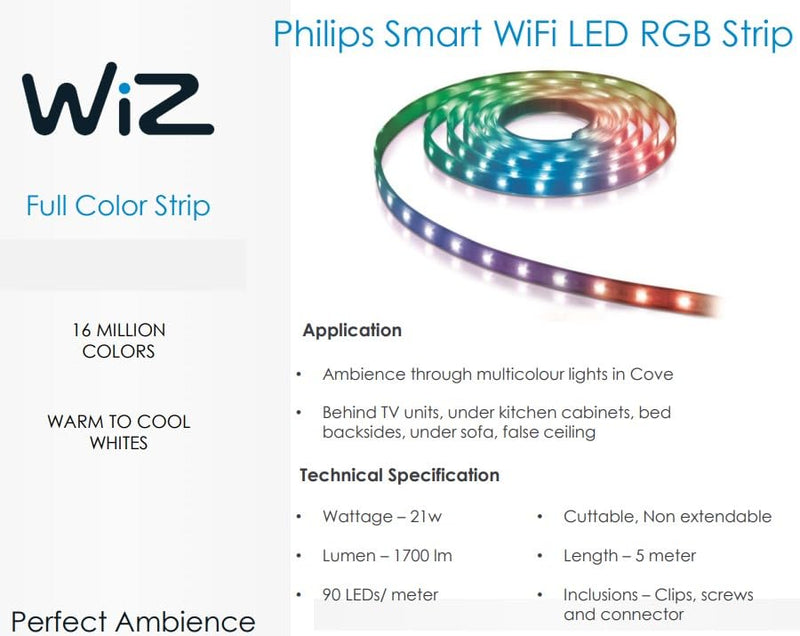 Philips 5m Smart WiFi RGB LED Strip