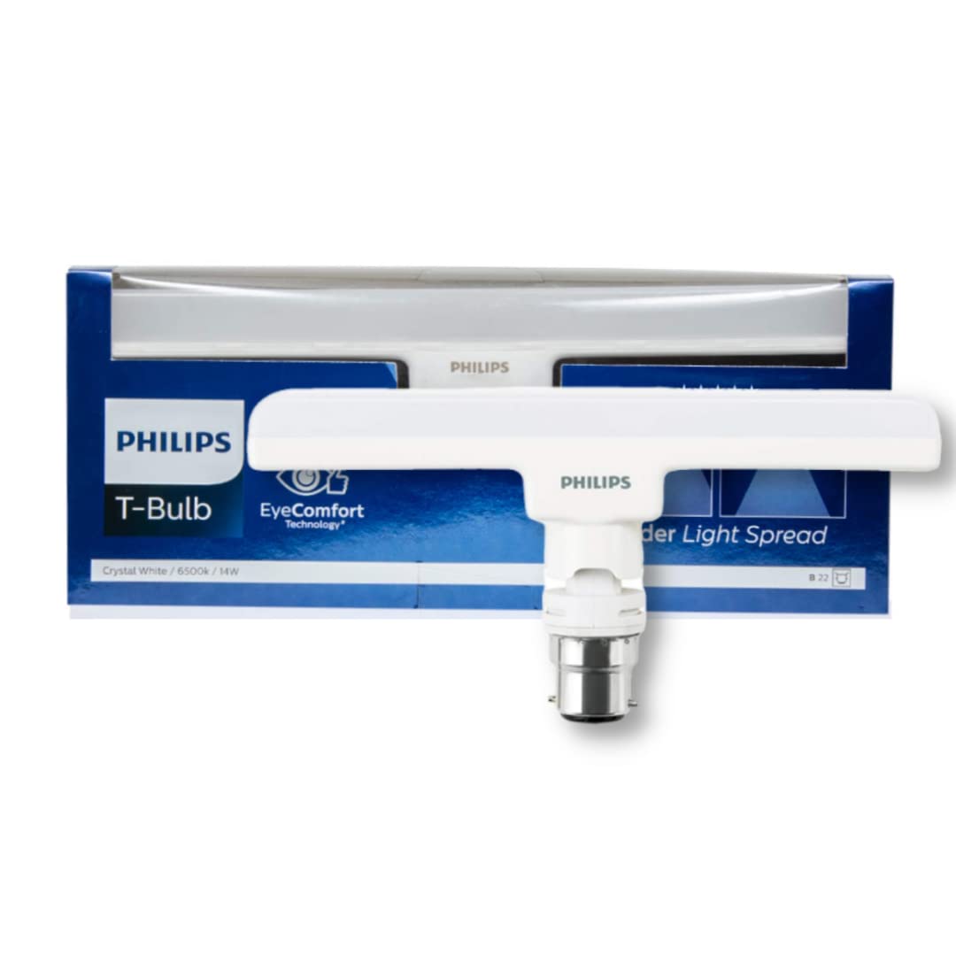 Philips Stellar Bright 10W B22 LED T-Bulb,Cool Day Light, Pack of 1