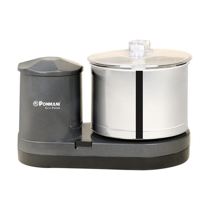 Ponmani Eco-Prime Table Top Wet Grinder - 2Ltr (100% Copper Motor, 5yrs Warranty, Grey)