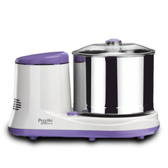 Preethi Wet Grinder|150W 2L Stainless Steel Table Top Wet Grinder|Ideal for Making South Indian Batter in Your Kitchen (Lavender)