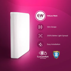 Philips 6-watt Square Surface Full Glow