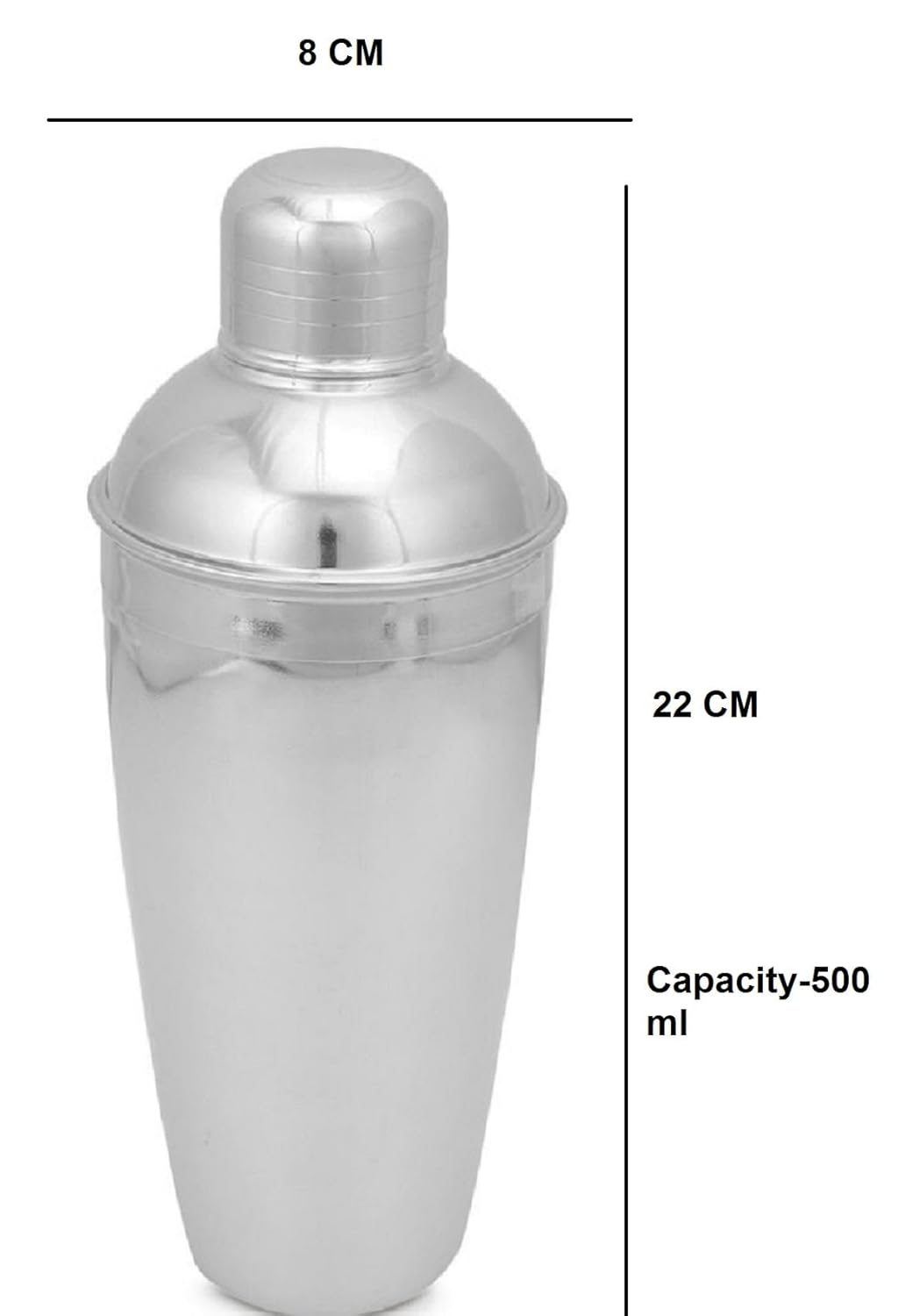 Dynore Delux Cocktail Shaker - 500 ML