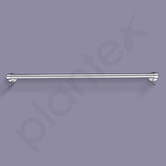 Plantex Stainless Steel Towel Rod for Bathroom 24 Inch/Single Rod Bathroom Towel Holder/Towel Hanger for Wash Basin/Bathroom Accessories (24 Inch-Chrome)-5