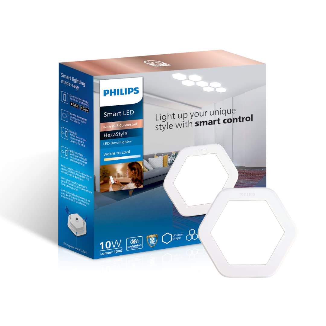 Philips Plastic Wiz Smart Colour Changing, Dimmable